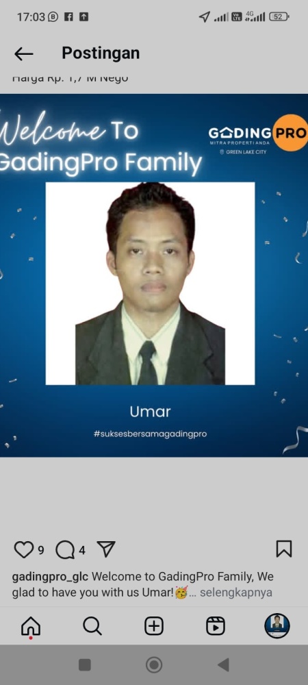 Umar Faruqi | Agen Properti GadingPro