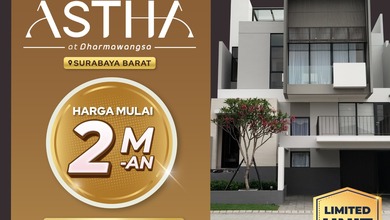 Rumah Siap Huni di Area Gubeng, Surabaya, LT 120m²