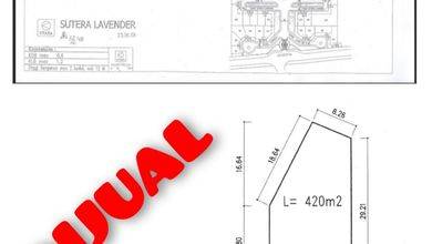 Jual Tanah Lokasi Strategis, LT 420 m2