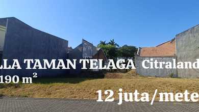 Dijual Tanah di Lokasi Premium Citraland, Surabaya, Harga 2,28 Miliar