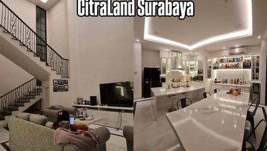 Kesempatan Langka, rumah Mewah di Citraland, Surabaya, LB 450m²