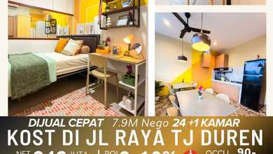 Dijual Kos Kosan Yg Sudah Terisi Penuh, Kostan di Tanjung Duren, Dekat Untar, Trisakti, Dekat Mall Taman Anggrek