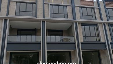 Ruko Baru, Ruko 3 Lantai, Ruko Gandeng, Bisa Sewa Satuan, Gading Serpong, Free Parkir, Depan Jalan Utama