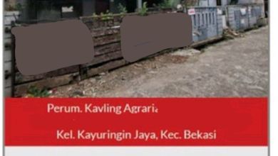 Properti Siap Huni di Area Bekasi, Bekasi, LT 240m²