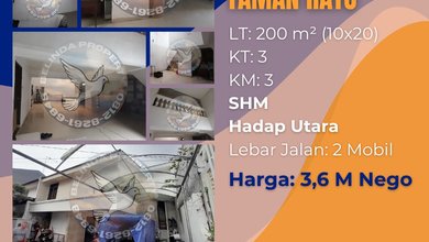 Rumah Elegan di Taman Ratu, Jakarta Barat, 3 Kamar Tidur, LT 200m²