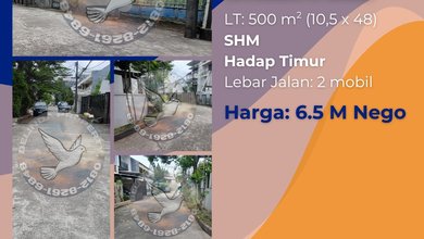 Dijual Tanah Premium di Green Ville, Jakarta Barat, LT 500m²