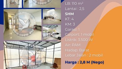 Kesempatan Langka, rumah Mewah di Duri Kepa, Jakarta Barat, LB 110m²