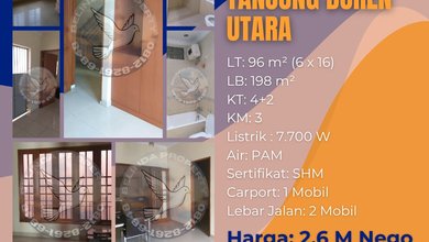 Rumah Area Luxury Tanjung Duren Utara, Jakarta Barat - Harga Terbaik 2,6 Miliar