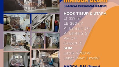 Hunian Mewah di Mangga Besar, Jakarta Barat, 8 KT, LT 227m²
