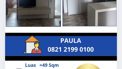 Apartemen Praktis di Tanjung Duren, Jakarta Barat, Harga Murah 55 Juta /tahun