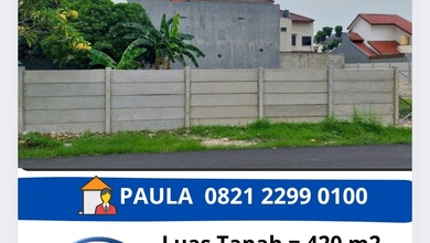 Tanah Elit Dijual di Meruya, Jakarta Barat, Harga 5,5 Miliar