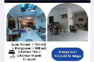 Properti Siap Pakai di Area Gunung Sahari, Jakarta Pusat, LT 150m²