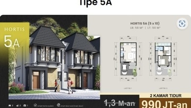 Dijual Rumah Nyaman di BSD City, Tangerang - LT 50m²