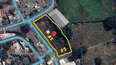 Dijual Tanah Premium di Pondok Aren, Tangerang Selatan, LT 2975m²