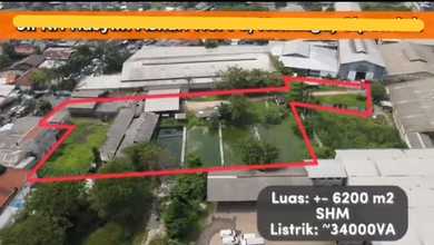 Dijual Tanah Premium di Cipondoh, Tangerang, LT 6200m²