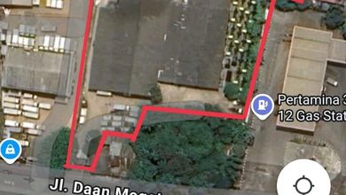 Dijual Gudang Hitung Tanah Lt 6707.0 M²!! Di Daan Mogot