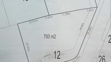 Dijual Tanah Eksklusif di BSD City, Tangerang, LT 629m²