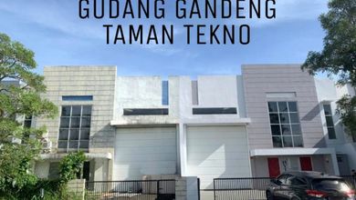 Dijual Gudang Gandeng!! Gudang Tekno 2 BSD