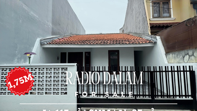 Promo Rumah di Radio Dalam, Jakarta Selatan, LB 90m², Harga 1,75 Miliar