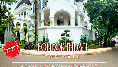 Dijual rumah Eksklusif di Pondok Indah, Jakarta Selatan - LT 663m²