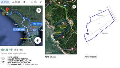 Jual Tanah di Lokasi Premium Selemadeg, Tabanan, Harga 720 Juta