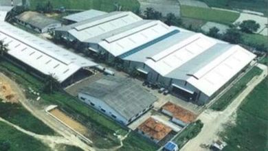 Pabrik di Kawasan Industri Serang, Banten