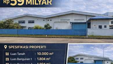 Dijual Pabrik dan Gudang di Kawasan New Industry City (Knic) Karawang Barat