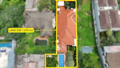 Rumah Elegan di Kemang, Jakarta Selatan, 7 KT, LT 1075m²