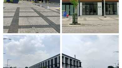 Ruko baru Hampton Promenade hadap jalan boulevard Gading Serpong