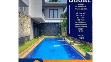 Kesempatan Langka, rumah Prestisius di Cilandak, Jakarta Selatan, LB 263m²