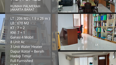 Penawaran Eksklusif, rumah Mewah di Palmerah, Jakarta Barat, LB 206m²