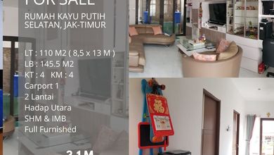 Rumah Area Premium Kayu Putih, Jakarta Timur - Harga Menarik 2,7 Miliar