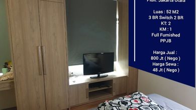 Kesempatan Apartemen Siap Huni di Pluit, Jakarta Utara, 2 KT