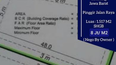 Tanah Elit Dijual di Cikarang, Bekasi, Harga 12,1 Miliar