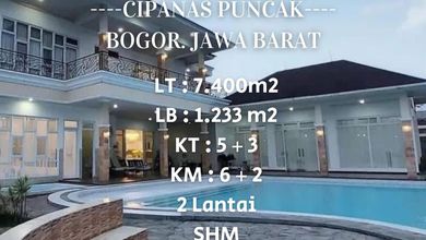 Rumah Area Luxury Puncak, Bogor - Harga Menarik 50 Miliar