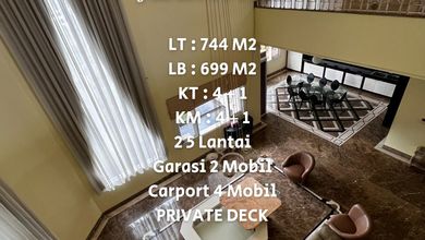 Dijual rumah Premium di Pantai Mutiara, Jakarta Utara - LT 744m²