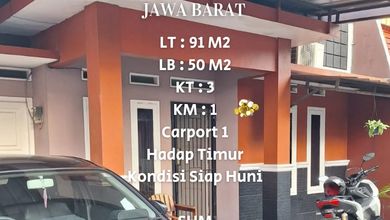 Jual Rumah Strategis di Tanah Baru, Depok - LT 91m²