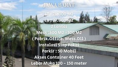 Dijual Pabrik Farmasi dan Mess PT. Armoxindo Farma. Cianjur. Jawa Barat