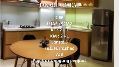 Jual Apartemen Strategis di Kedoya Selatan, Jakarta Barat, Luas 92m²
