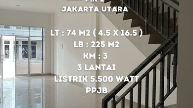 Dijual /Disewakan Ruko Shibuya 3 Lt di PIK 2. Jakarta Utara