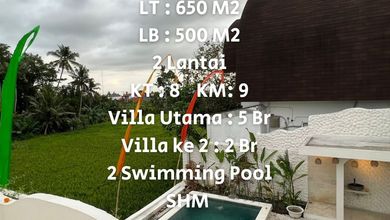 Rumah Mewah di Ubud, Gianyar, 8 Kamar Tidur, LT 650m²