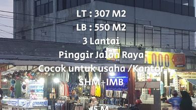 Dijual Ruko 3 Gandeng Pinggir Jalan Raya 3 Lt. Serang. Banten