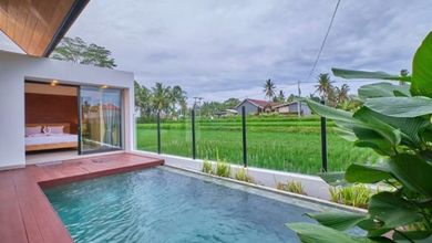 Ubud Lodtunduh - Villa 2br View Sawah Siap Huni Fully Furnished