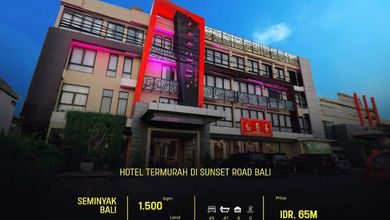 Hotel Dan Restaurant Sunset Point Kuta Bali, Lokasi Strategis