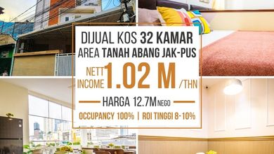 Rumah Elegan di Tanah Abang, Jakarta Pusat, 32 KT, LT 106m²