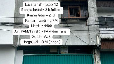 Jual Rumah Bagus LT 66 m2 di Jembatan Lima, Jakarta Barat