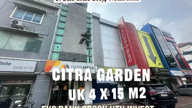 Dijual Ruko Citra Garden 2 Eks Bank