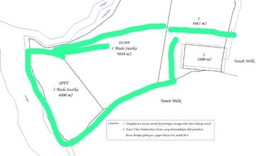 Dijual Tanah Murah di Payangan, Gianyar, LT 12000m²