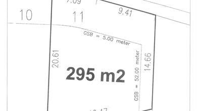 For Sale Tanah Premium di BSD Green Wich, Tangerang, LT 295m²
