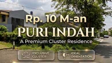 Dijual Tanah Eksklusif di Puri Indah, Jakarta Barat, LT 290m²